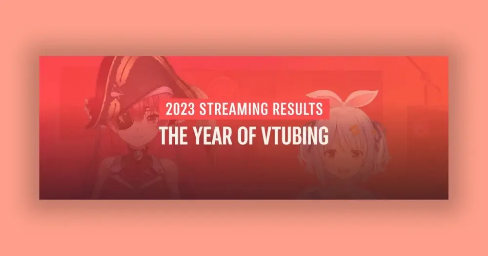 스트림 차트: 2023년 글로벌 버튜버 통계 및 데이터