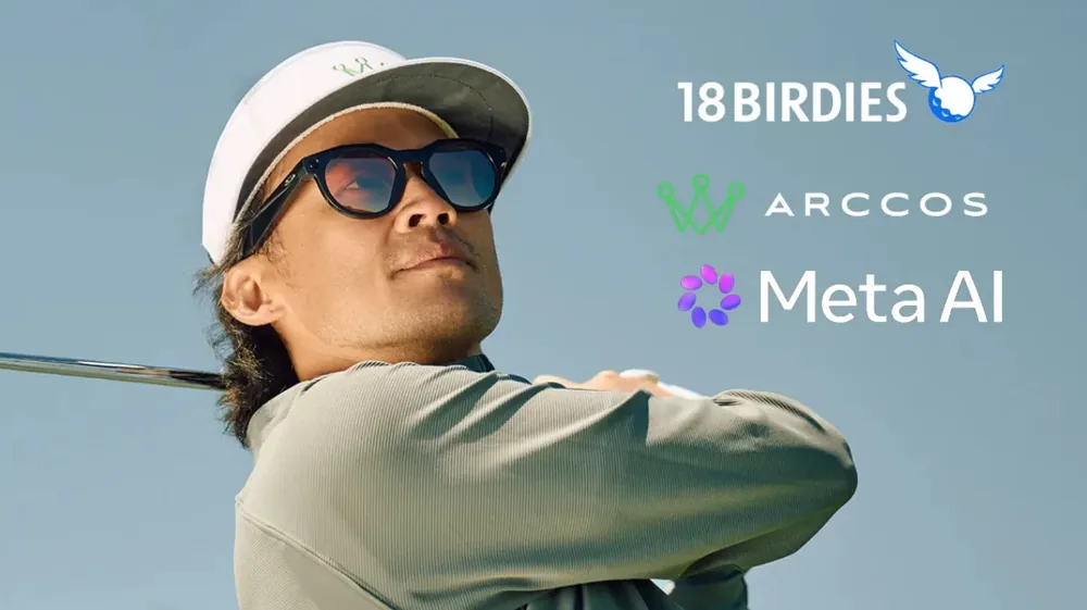 18Birdies·Arccos 앱, 메타 스마트글래스 AI 골프 캐디 지원