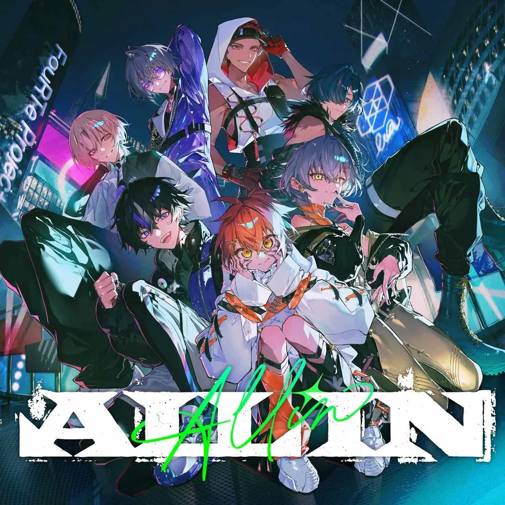버튜버 아이돌 그룹 FouRTe Project, ☆Taku Takahashi 프로듀싱 신곡 'ALL IN' 공개