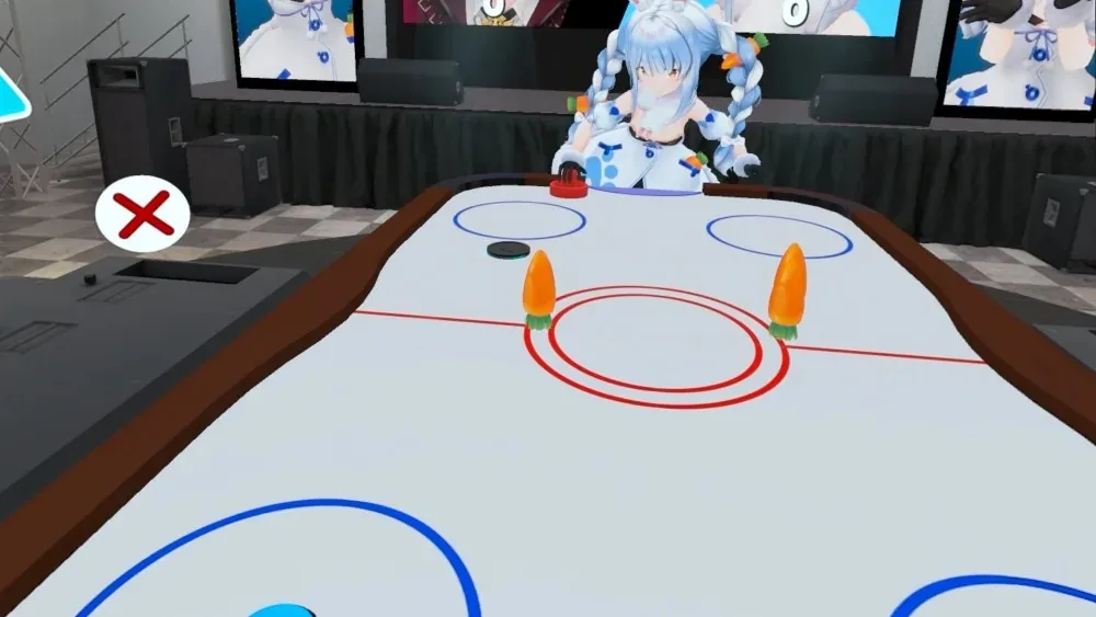 홀로라이브 VR 에어하키 게임 '홀로 하키' 출시, 독특한 기믹으로 손에 땀을 쥐는 대전 경험