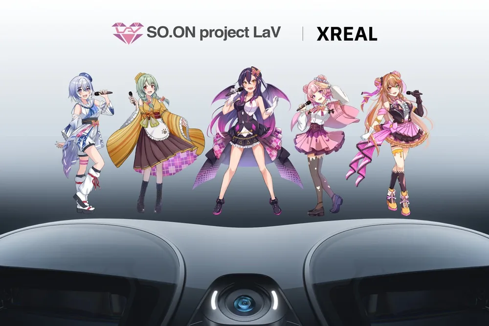 버추얼 아이돌 SO.ON project LaV, AR 글래스 기업 XREAL 공식 앰버서더로 발탁