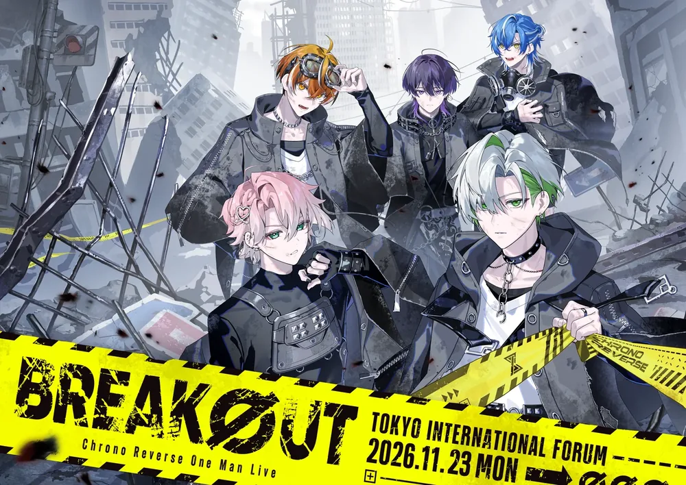 크로노바, 11월 23일 도쿄 국제 포럼에서 원맨 라이브 'BREAKØUT' 개최