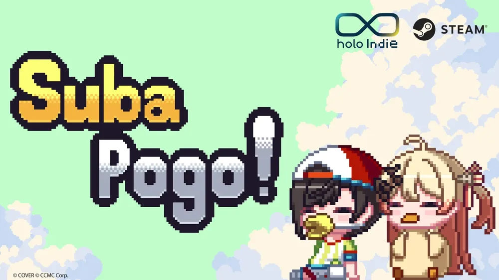 holo Indie, 대공 스바루 주연 고난이도 점프 액션 'Suba Pogo' 스팀 스토어 페이지 공개