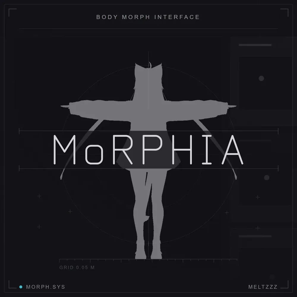 VRChat용 체형 편집 도구 'MoRPHIA' 판매 시작, 아바타 의상도 체형에 맞춰 변형