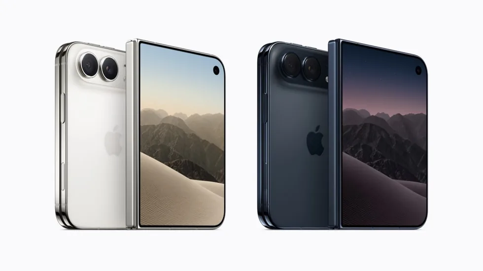 애플 첫 폴더블 아이폰 'iPhone Duo' 발표, 접으면 여권 크기·펼치면 역대 최대