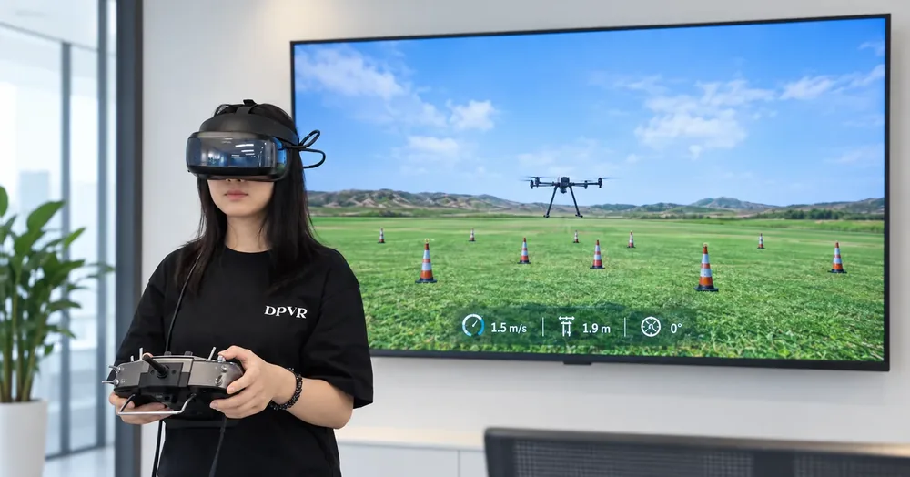 DPVR, VR 기반 드론 조종 시뮬레이션 훈련 솔루션 발표